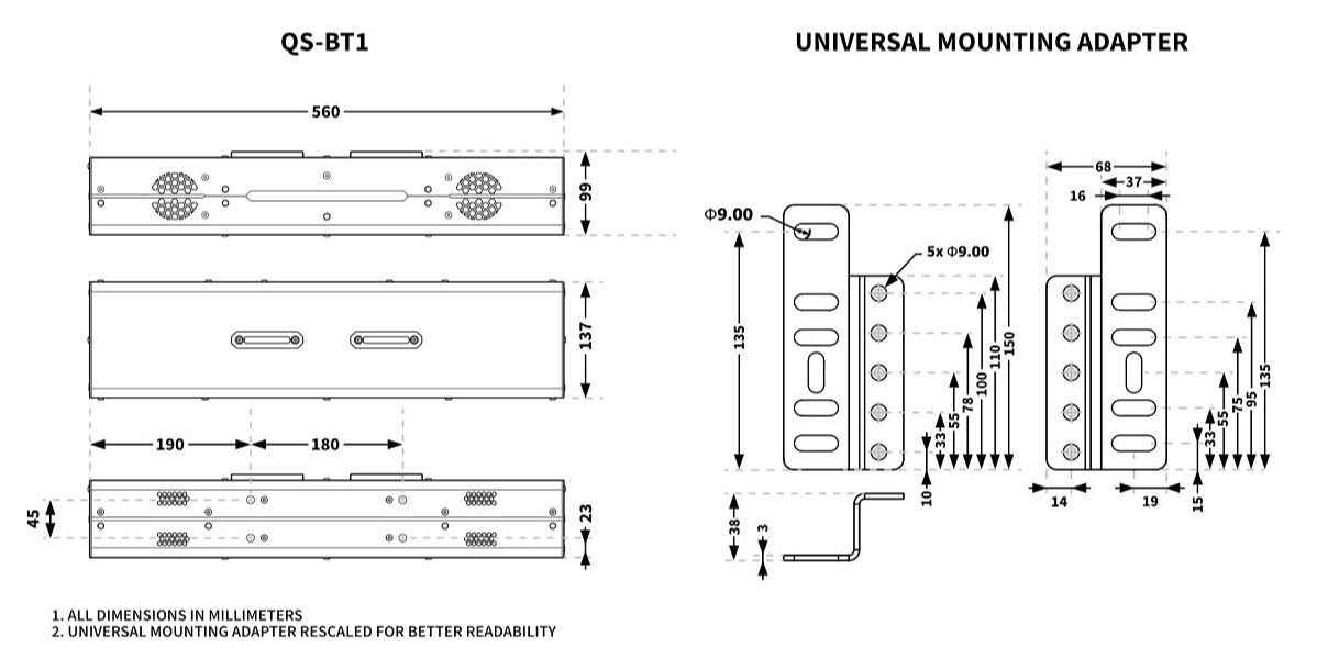 QubicSystem QS-BT1 Övfeszitő
