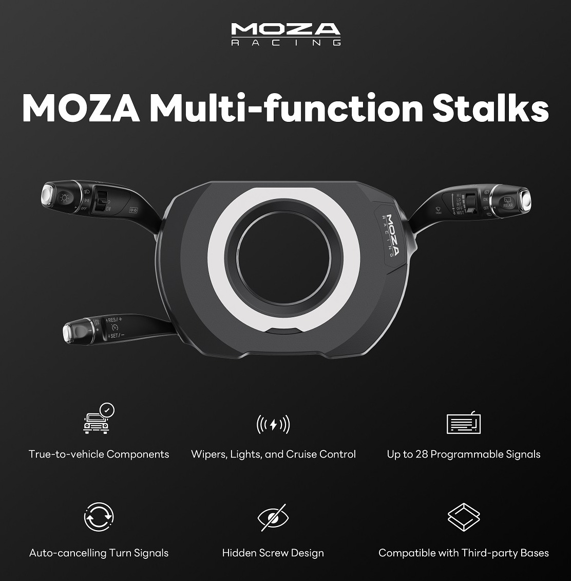 Moza Racing Kormányoszlop Kapcsoló